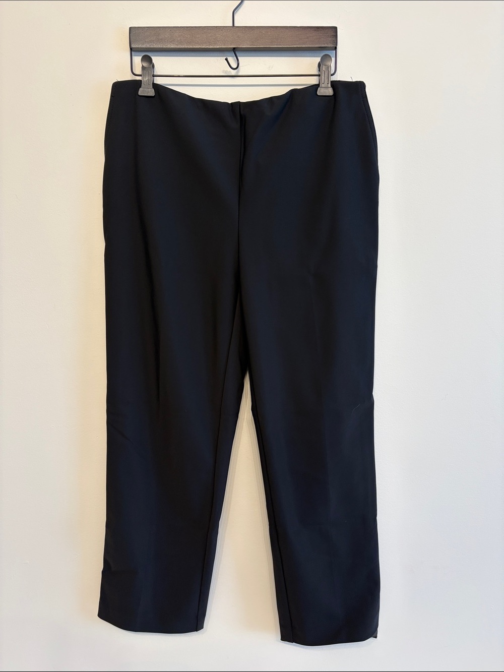 Christian Siriano black stretchy non wrinkle dress pants sz 8 preowned
